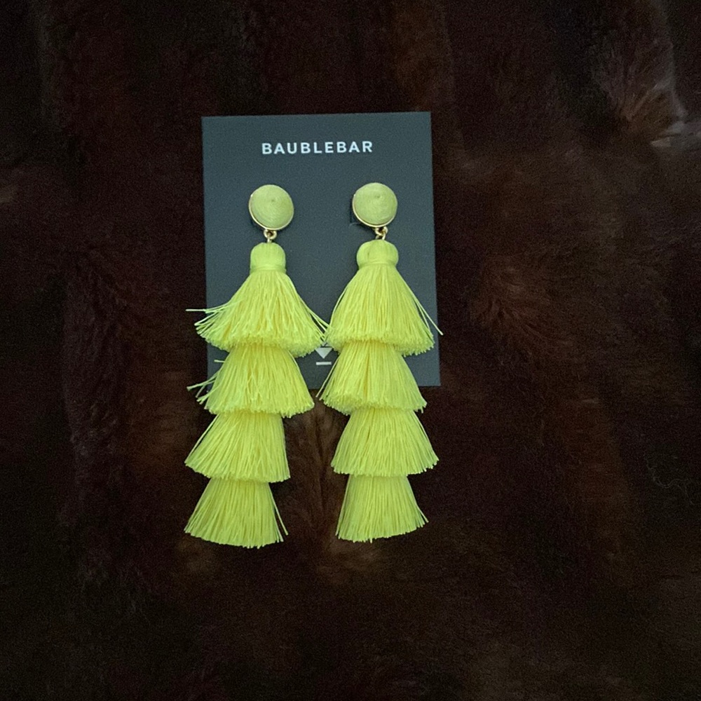 Bauble Bar tiered earrings